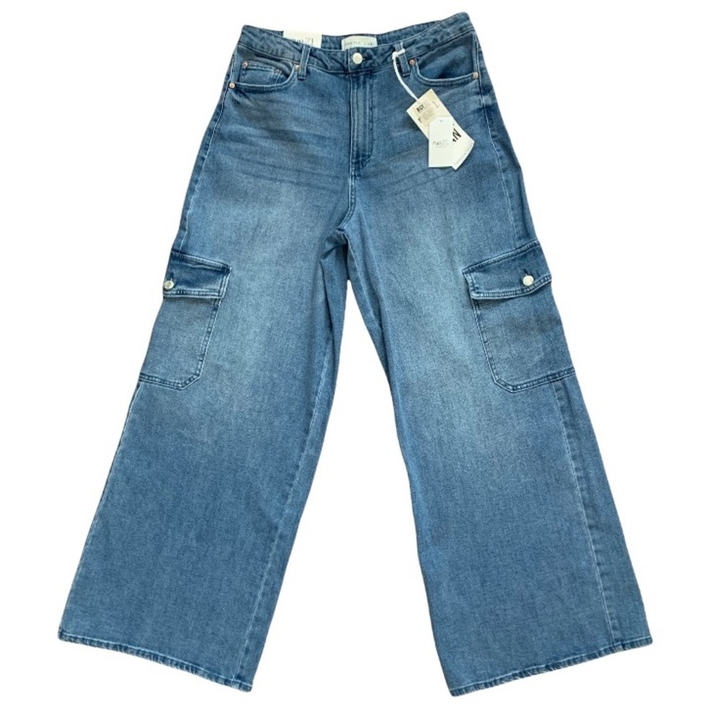 NWT Vanilla Star Wide Leg Super High Rise Skater Jeans Size 14